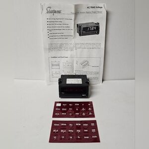 NEW Simpson Meter F-35-1-35-0 Power Supply 120 VAC. Input 750 V AC w/ Manual